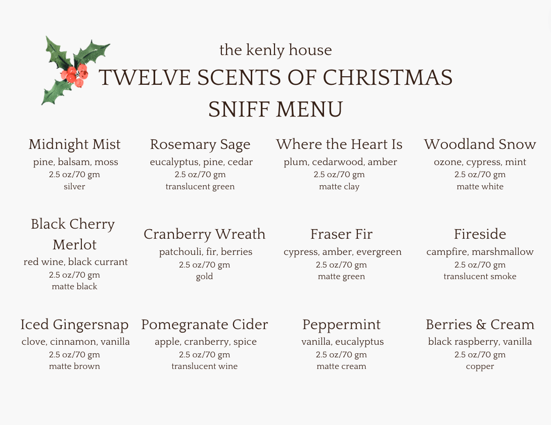 Twelve Scents of Christmas Variety Pack